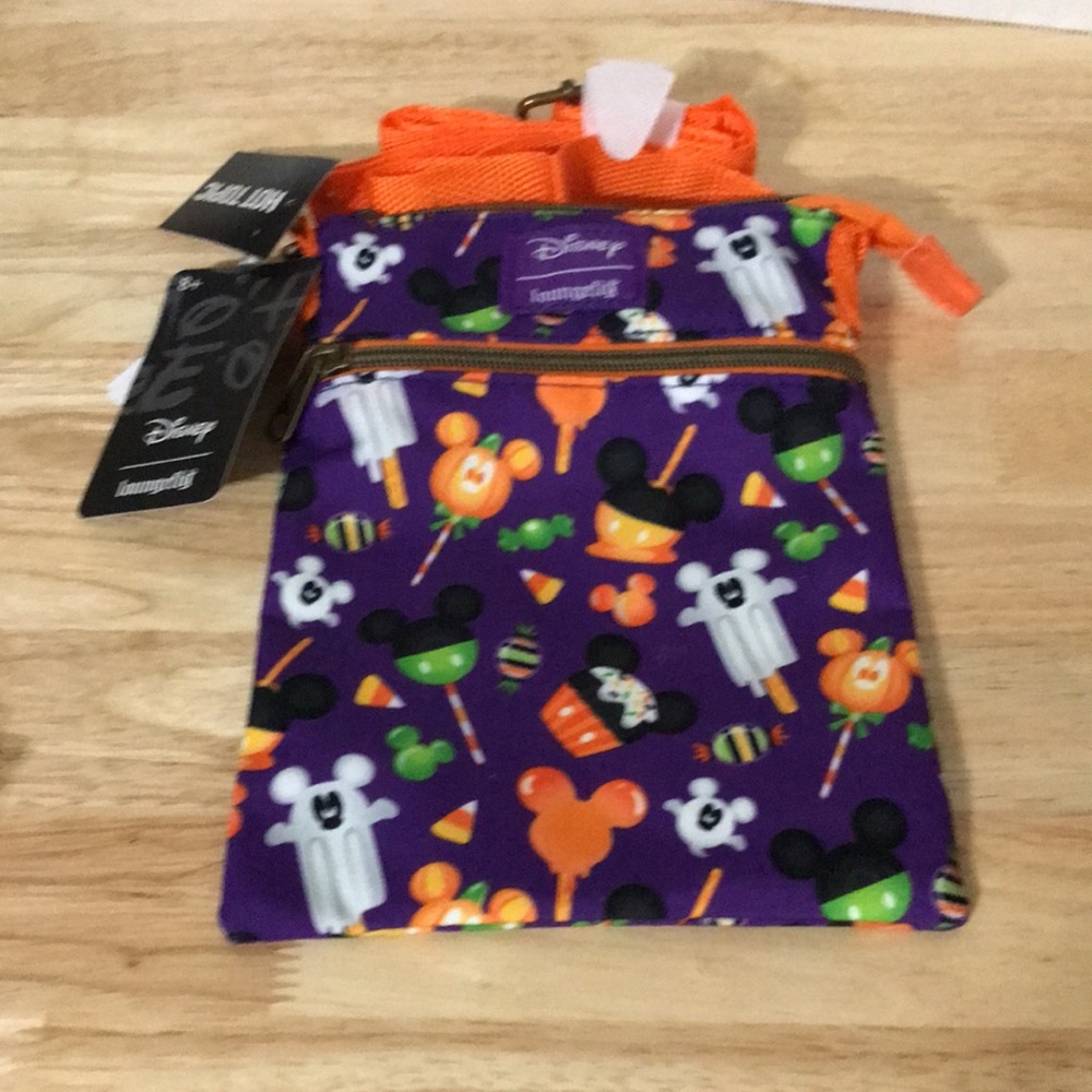 Loungefly Disney Halloween Treats Passport  Bag - Picture 13 of 16